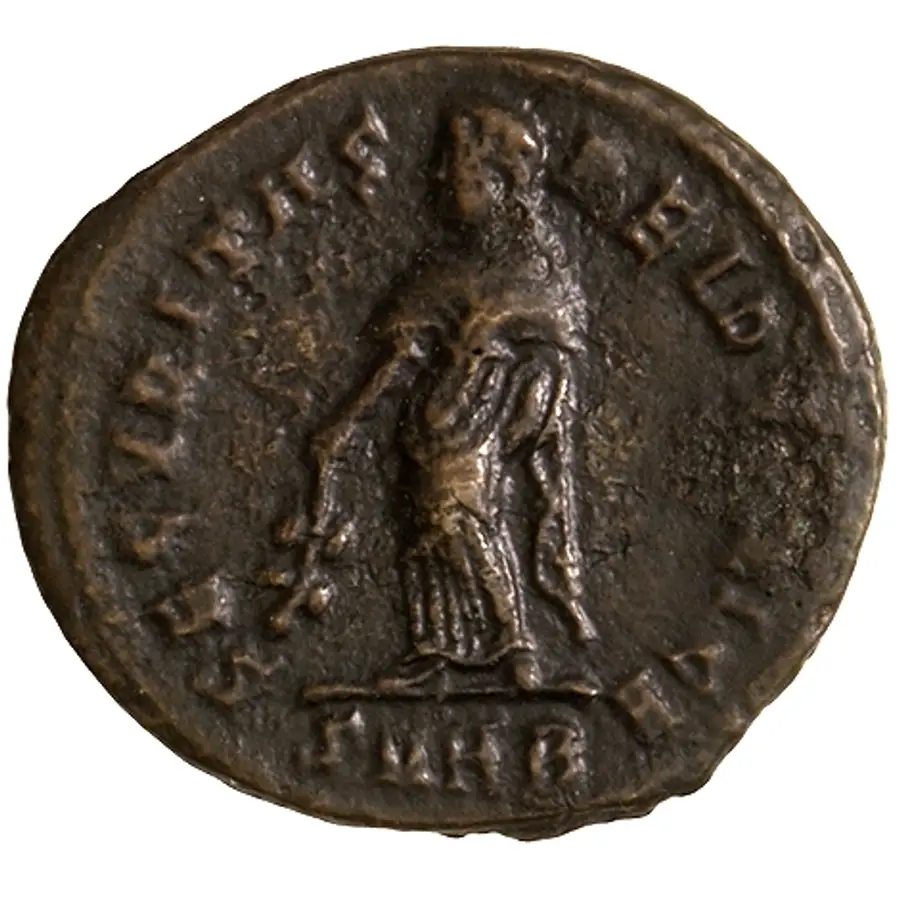 Nummus (Constantinian bronze / follis) の裏面（リバース）