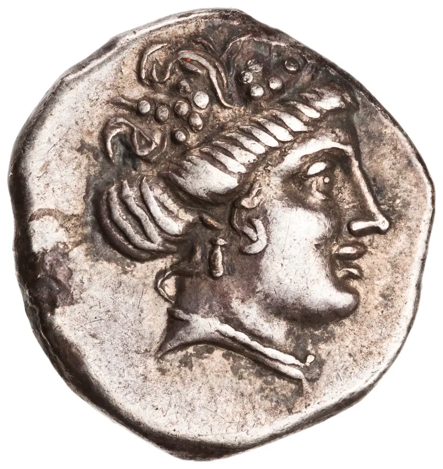 Histiaea Tetrobol (Nymph of Euboea) の表面（オブバース）