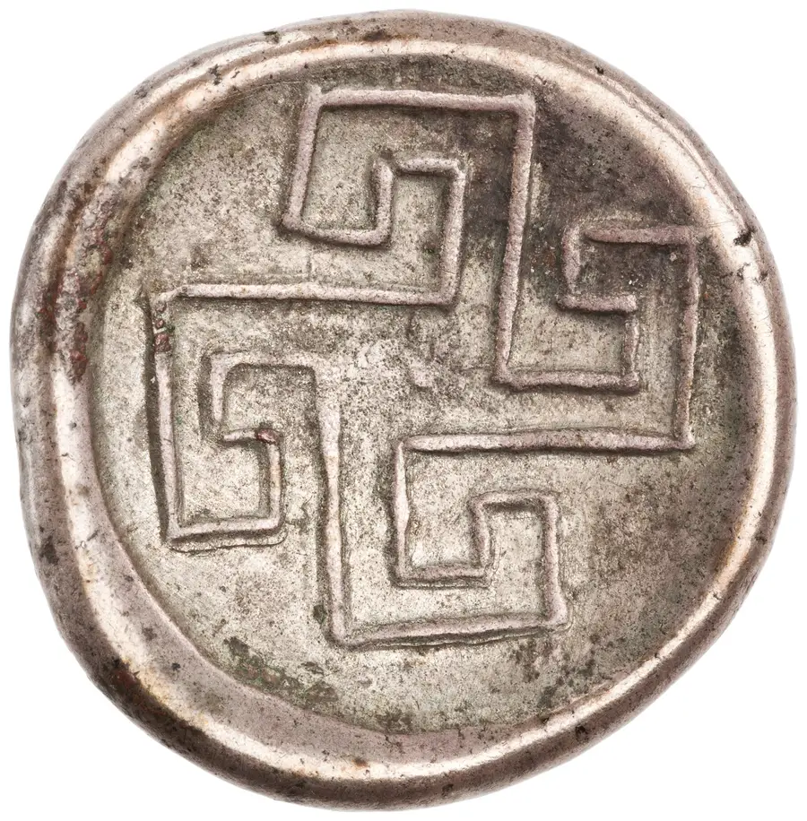 Knossos Stater (Labyrinth type) の裏面（リバース）