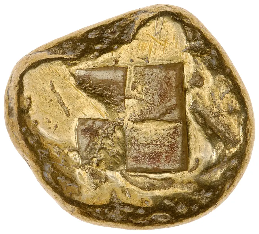 Cyzicus (Kyzikos) Electrum Stater の裏面（リバース）