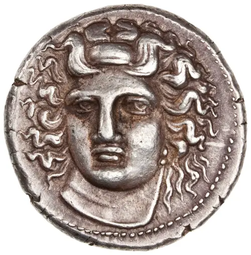 Larissa Drachm (Thessaly) の表面（American Numismatic Society (2011.21.546)）
