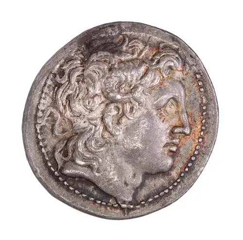 Lysimachus Tetradrachm (Alexander the Great type) の表面（American Numismatic Society (1944.100.45479)）
