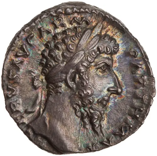 Marcus Aurelius Denarius の表面（American Numismatic Society (1970.156.341)）