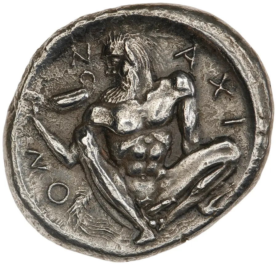Naxos Tetradrachm (Sicily) の裏面（リバース）
