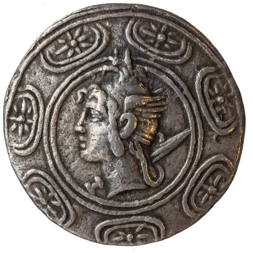 Tetradrachm of Philip V of Macedon の表面（American Numismatic Society (1968.57.7)）